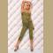 Sexy Strapless Jumpsuit Womens Casual Jumper 3-4 Pants Romper 